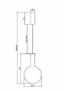 Подвесной светильник Maytoni MOD182PL-L6CG3K