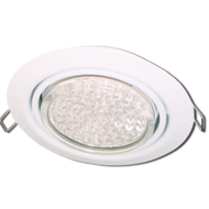 Ecola GX53 FT9073 светильник встраиваемый поворотный белый 40x120