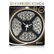 Светодиодная лента 5050/60-SMD 14.4W  12V DC теплый белый (блистер 5м)