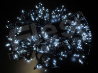 Светодиодный дождь фиксинг белый/чёрный провод