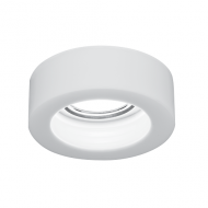 Встраиваемый точечный светильник Gauss Glass CR039 белый
