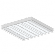 Светодиодный светильник "ВАРТОН" спортивный накладной 595*620*65мм 54 ВТ 4000К с защитной сеткой с функцией аварийного освещения