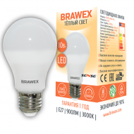 Светодиодная лампа BRAWEX SENSE 10Вт 3000К А60 Е27