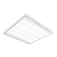 Светодиодный светильник "ВАРТОН" Премиум встраиваемый/накладной 595*595*50мм 27 ВТ 3950К