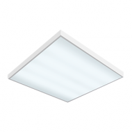 Светодиодный светильник "ВАРТОН" офисный встраиваемый/накладной 595*595*50мм 36 ВТ 6500К диммируемый по DALI