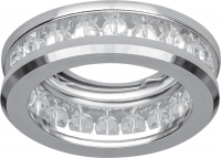 Встраиваемый точечный светильник Gauss Brilliance CR050 Кристалл/Хром