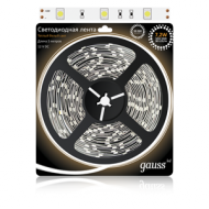 Светодиодная лента 5050/30-SMD 7.2W  12V DC теплый белый  IP66 (блистер 5м)