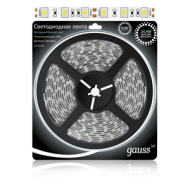Светодиодная лента 5050/60-SMD 14.4W  12V DC холодный белый (блистер 5м)