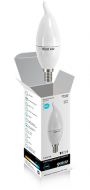 Лампа Gauss Elementary светодиодная свеча на ветру 6W E14 4100K