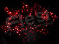 Светодиодный дождь фиксинг красный/чёрный провод