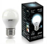 Лампа светодиодная Gauss LED Globe 4W E27 4100K