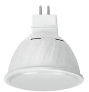 Светодиодная лампа Ecola MR16 LED 10,0W 220V GU5.3 6000K матовое стекло (композит) 51x50