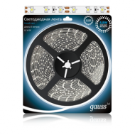 Светодиодная лента 3528/60-SMD 4.8W  12V DC синий свет IP66 (блистер 5м)