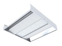 Светодиодный светильник "ВАРТОН" офисный встраиваемый отраженного света колотый лед 595*595*100мм 36 ВТ 4000К с функцией аварийного освещения