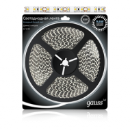 Светодиодная лента 3528/120-SMD 9.6W  12V DC холодный белый (блистер 5м)