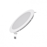 Светодиодный встраиваемый светильник Gauss ультратонкий круглый IP20 12W 4100K