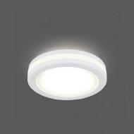 Встраиваемый точечный светильник Gauss Backlight BL102 белый LED 3000K 8W