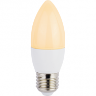 Светодиодная лампа Ecola candle LED Premium 7,0W 220V E27 золотистая свеча (композит) 103x37