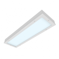 Светодиодный светильник "ВАРТОН" IP54 медицинский 595*180*55мм с опаловым рассеивателем 18 ВТ 6500К  с функцией аварийного освещения встраиваемый V1-C0-00180-10A00-5401865