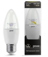 Лампа Gauss LED Candle Crystal Clear E27 6W 2700К диммируемая
