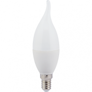Светодиодная лампа Ecola candle LED 7,0W 220V E14 2700K свеча на ветру (композит) 130x37