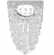 Встраиваемый точечный светильник Gauss Brilliance PT009 Кристалл/Хром