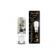 Светодиодная лампа gauss G9 3W AC220-240V 2700К силикон